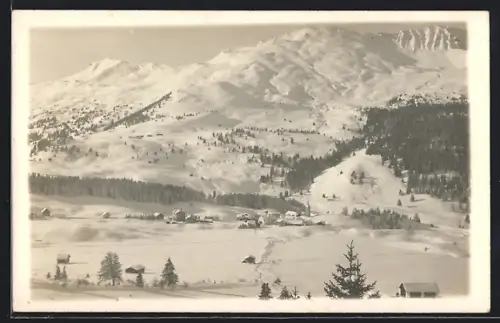 AK Parpan, Winterpanorama mit Stätzerhorn