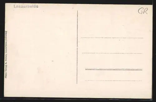 AK Lenzerheide, Landschaftspanorama mit Hütten