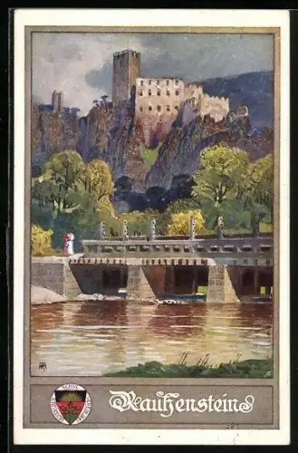 AK Deutscher Schulverein NR 170: Blick auf Burg Katzenstein