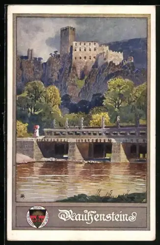 AK Deutscher Schulverein NR 170: Blick auf Burg Katzenstein