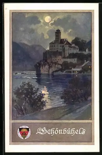 AK Deutscher Schulverein NR: 160, Schönbühel, Blick zur Burg