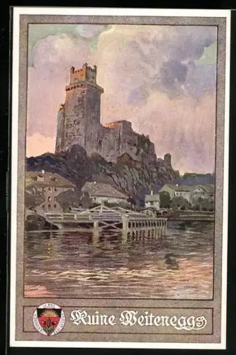 AK Deutscher Schulverein NR: 134, Ruine Weitenegg