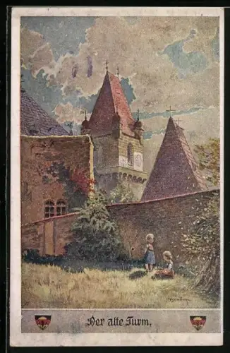 AK Deutscher Schulverein NR: 1180, Der alte Turm