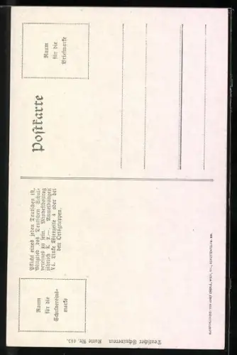 AK Deutscher Schulverein Nr. 445: Leise flehen meine Lieder..., Lautenspieler