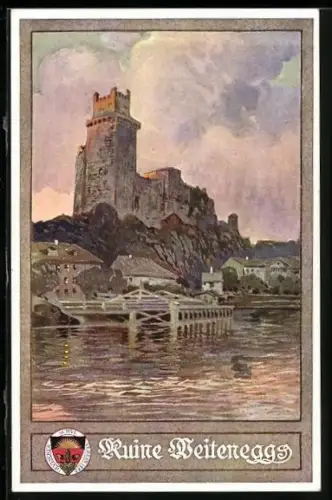 AK Deutscher Schulverein NR: 134, Ruine Weitenegg