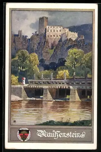 AK Deutscher Schulverein NR 170: Blick auf Burg Katzenstein