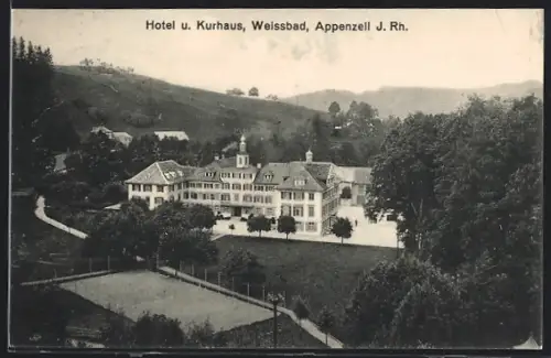 AK Weissbad /Appenzell, Hotel und Kurhaus Weissbad