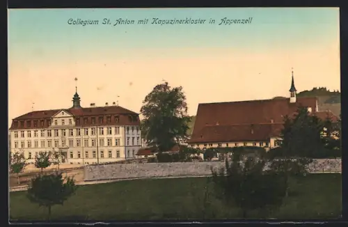 AK Appenzell, Collegium St. Anton mit Kapuzinerkloster