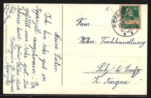 AK Appenzell, Blick zum Kollegium St. Antonius