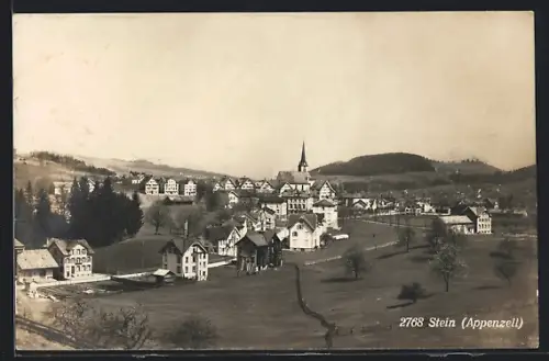 AK Stein /Appenzell, Teilansicht mit Strassenpartie