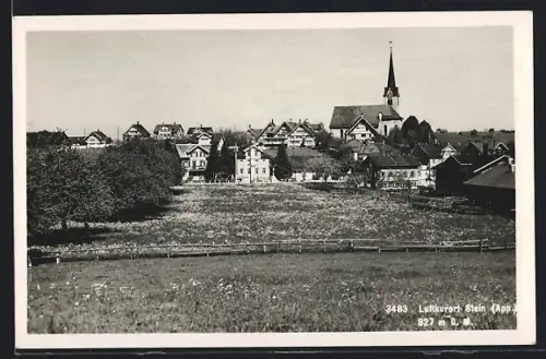 AK Stein /App., Ortspartie mit Kirche