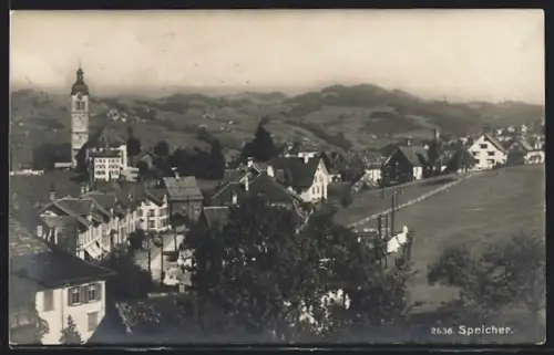 AK Speicher, Teilansicht mit Strassenpartie