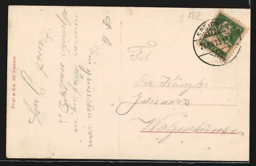 AK Speicher, Teilansicht mit Strassenpartie