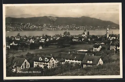 AK Küsnacht am Zürichsee, Gesamtansicht aus der Vogelschau