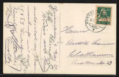 AK Rorbas-Freienstein, Teilansicht mit Kapelle