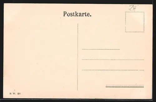 AK Richterswil, Teilansicht mit Kirche