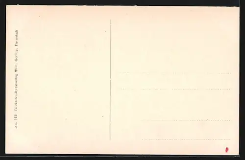 AK Darmstadt, Grosser Woog mit den Badeanstalten