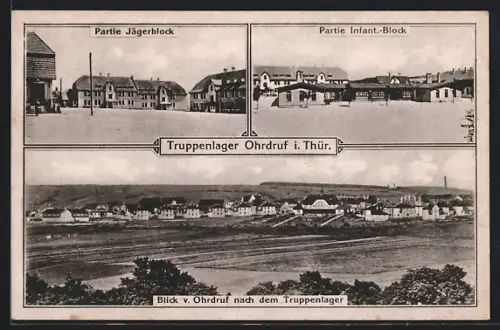AK Ohrdruf, Truppenlager mit Jägerblock, Infanterieblock