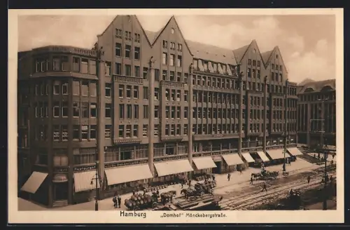 AK Hamburg, Domhof an der Mönkebergstrasse