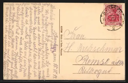 AK Bautzen, Strasse am Kirchplatz