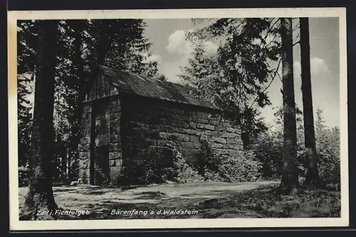 AK Zell i. Fichtelgeb., Bärenfang am Waldstein