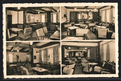 AK Schmücke /Thür. Wald, Clubräume des Erholungsheimes