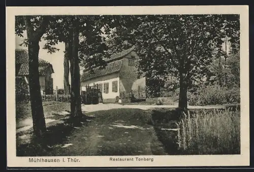 AK Mühlhausen i. Thür., Restaurant Tonberg