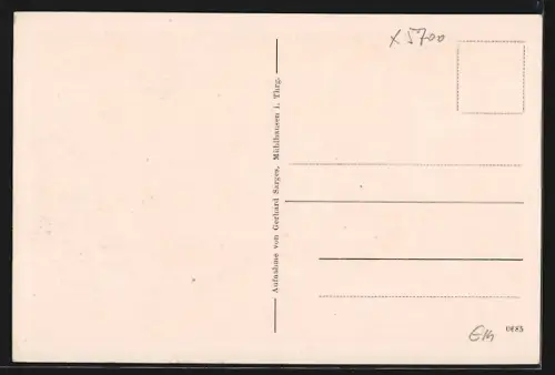 AK Mühlhausen i. Thür., Restaurant Tonberg