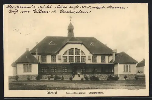 AK Ohrdruf, Offizierskasino auf dem Truppenübungsplatz