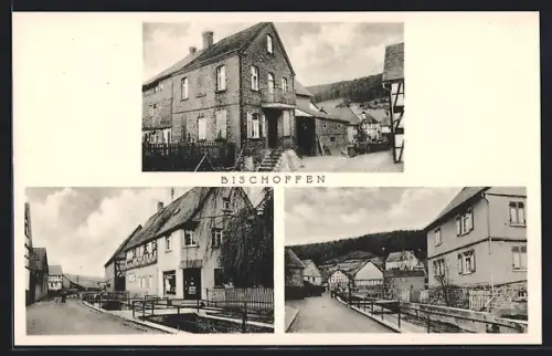 AK Bischoffen, Strassenpartie im Ort