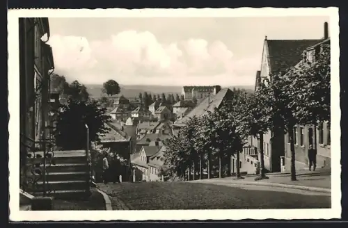 AK Münchberg, Blick in die Ludwigstrasse