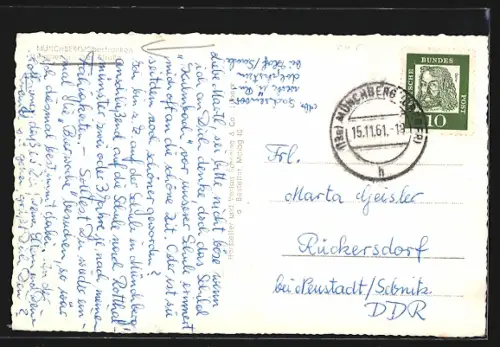 AK Münchberg /Oberfranken, Blick in die Kirchenlamitzer Strasse