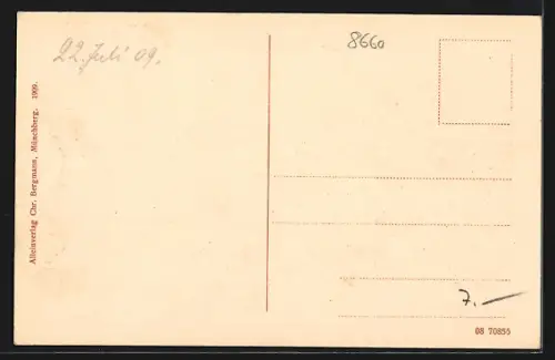 AK Münchberg, Bahngleise am Ort