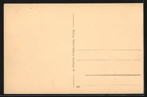 AK Hamburg-Uhlenhorst, Alsterpartie am Justusteich