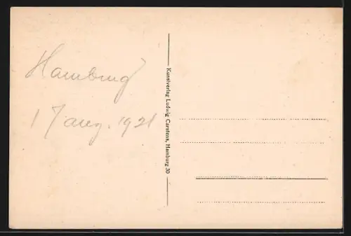 AK Hamburg-Rothenburgsort, Blick auf die Elbbrücke