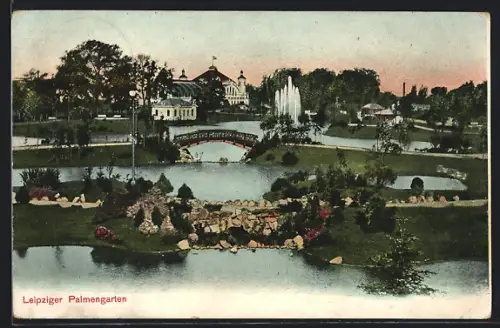AK Leipzig, Palmengarten und Park