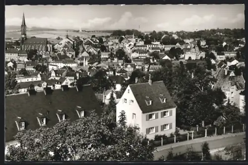 AK Münchberg /Ofr., Teilansicht mit Kirche