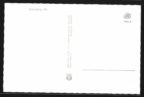 AK Münchberg /Ofr., Teilansicht mit Kirche