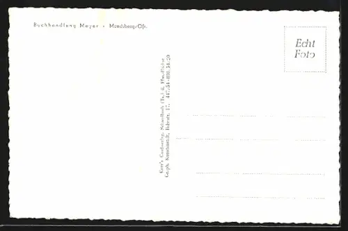 AK Münchberg /Ofr., Blick auf die Neue Schule
