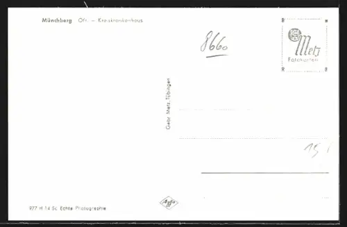 AK Münchberg /Ofr., Blick auf das Kreiskrankenhaus