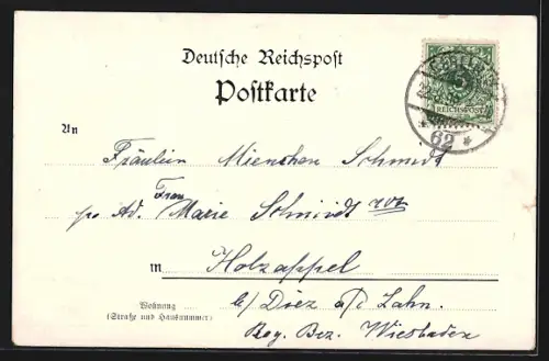 AK Berlin, Kaiser Wilhelm Denkmal