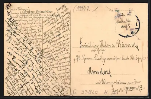 AK Grossenbehringen, Blick auf die Wacholderlede