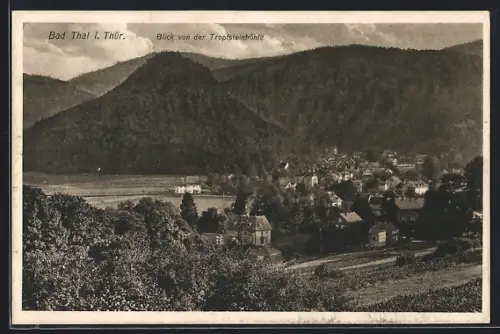 AK Bad Thal, Ortsansicht von der Tropfsteinhöhle