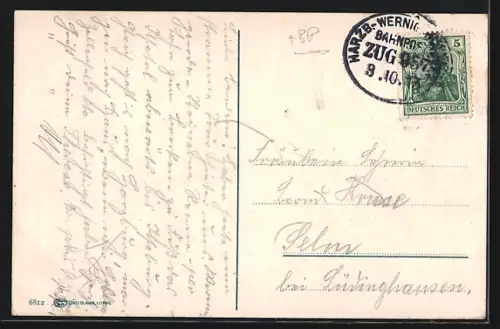 AK Wernigerode /Harz, Marktplatz und Rathaus