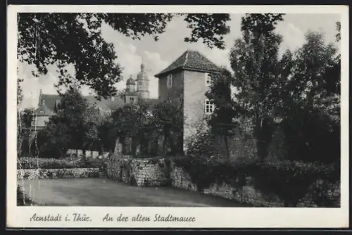 AK Arnstadt, An der alten Stadtmauer