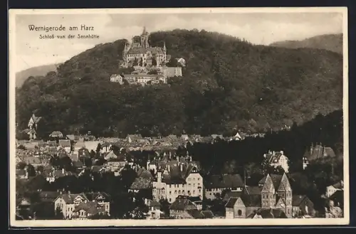 AK Wernigerode, Schloss von der Sennhütte