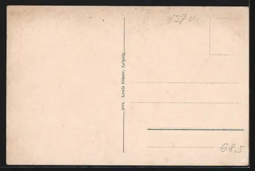 AK Friedrichroda, Partie am Wilhelmsplatz