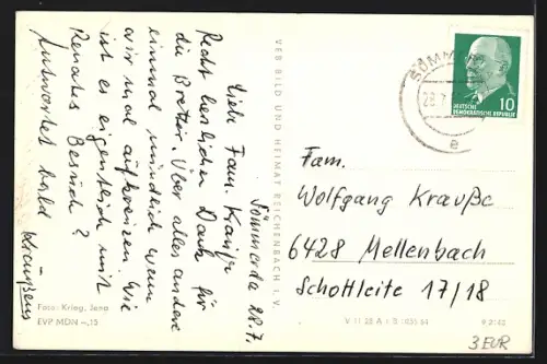 AK Sömmerda, Rathaus, Erfurter Tor, Stadtmauer und Marktstrasse