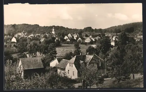 AK Rastenberg /Thür., Blick auf den Ort vom Kapellenberg