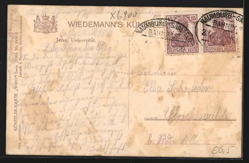 AK Jena, Blick auf die Universität